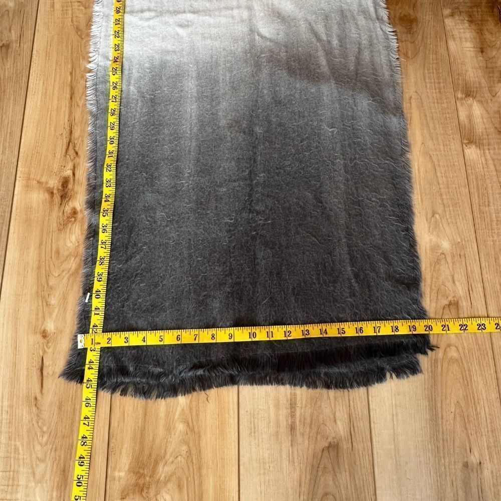 Ombre Greys - Cozy - Outdoor - Warm - Winter Scarf 88"x20" - Picture 6 of 9